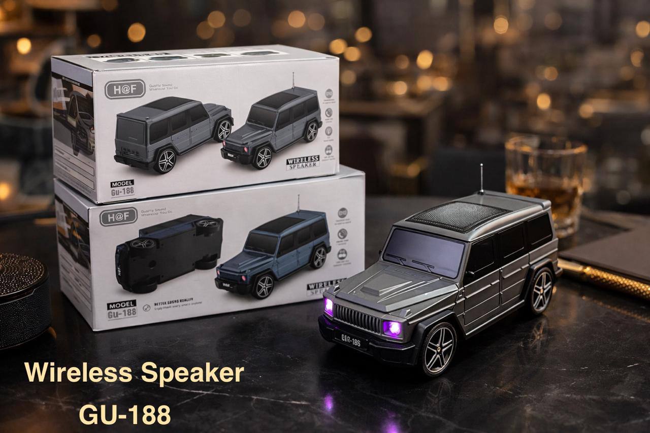 سماعة محمولة لاسلكية GU-188 – مكبر صوت بلوتوث صغير الحجم